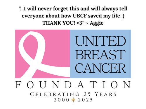 “...I will never forget this and will always tell everyone about how UBCF saved my life :) THANK YOU! <3” ~ Aggie